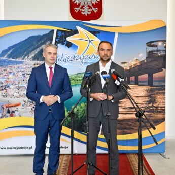 Minister cyfryzacji Krzysztof Gawkowski w Międzyzdrojach