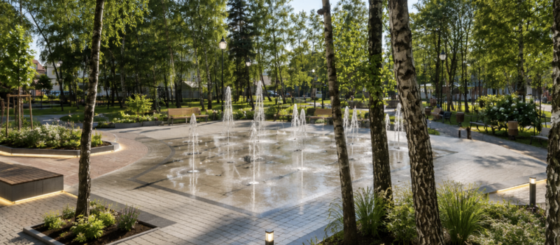 Park przy Warszawskiej w Międzywodziu ma się zmienić. W planie plac i fontanna