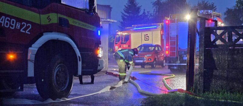 Zarząd Dróg Powiatowych pod wodą. Oberwanie chmury nad Kamieniem Pomorskim!