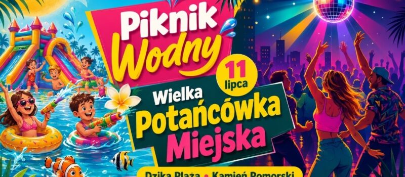 Sobota pełna atrakcji na Dzikiej Plaży! Najpierw piknik wodny, później wielka potańcówka