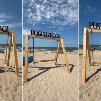 Nowe huśtawki na plażach gminy Rewal. Mają stać się wakacyjną atrakcją
