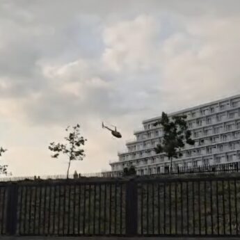 Sprawdzał z kim przebywała partnerka w pokoju? Śmigłowcem pod oknami Hotelu Gołębiewski!