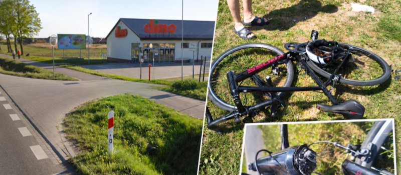 To miejsce prosi się o tragedię? Rowerzysta trafił na SOR, rower do kasacji