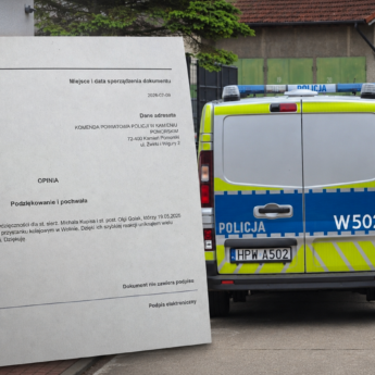 Zostawił bagaż na przystanku w Wolinie. Policjanci zareagowali błyskawicznie