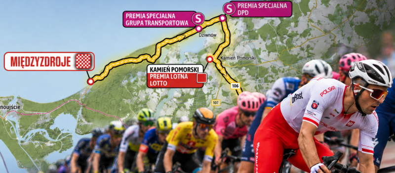 Tour de Pologne w powiecie kamieńskim. Drogi będą całkowicie zamknięte!