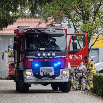 Strażacy interweniowali w Zespole Szkół w Benicach