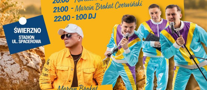 Świerzno żegna lato! Kwestia 07 i Marcin Brokat Czerwiński gwiazdami imprezy