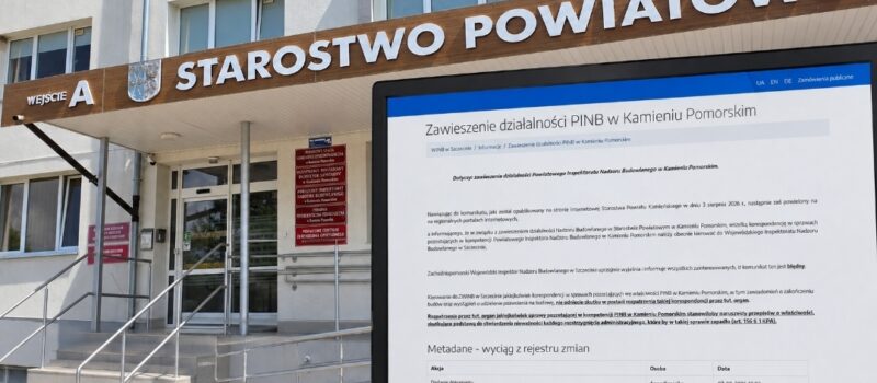 Wojewódzki Inspektorat prostuje komunikat starostwa. "Nie wysyłajcie tych spraw do Szczecina" Wojewódzki Inspektorat prostuje komunikat starostwa. "Nie wysyłajcie tych spraw do Szczecina"