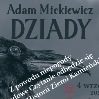 Narodowe Czytanie w Kamieniu Pomorskim. W tym roku „Dziady” Adama Mickiewicza
