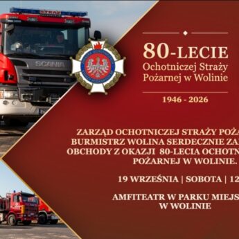 80 lat służby dla mieszkańców. OSP Wolin będzie świętować wielki jubileusz