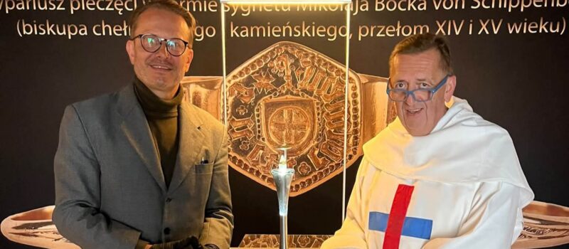 Z Rzymu do Kamienia Pomorskiego. Ojciec Augustyn Lewandowski opowie światu historię niezwykłego skarbu