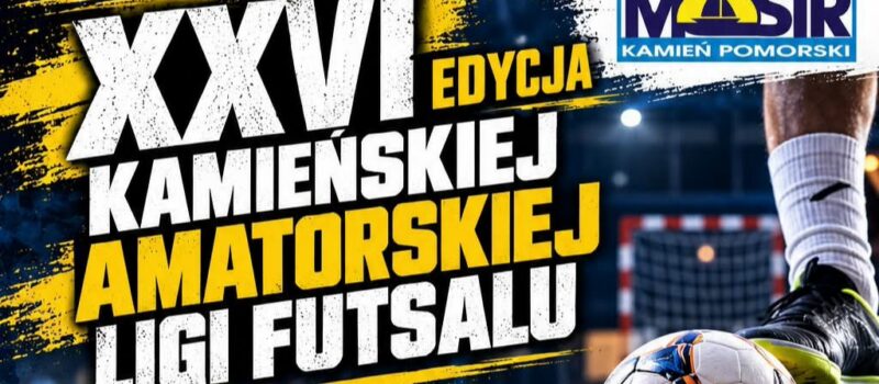 KALF wraca! Ruszają przygotowania do 26. edycji Kamieńskiej Amatorskiej Ligi Futsalu KALF wraca! Ruszają przygotowania do 26. edycji Kamieńskiej Amatorskiej Ligi Futsalu